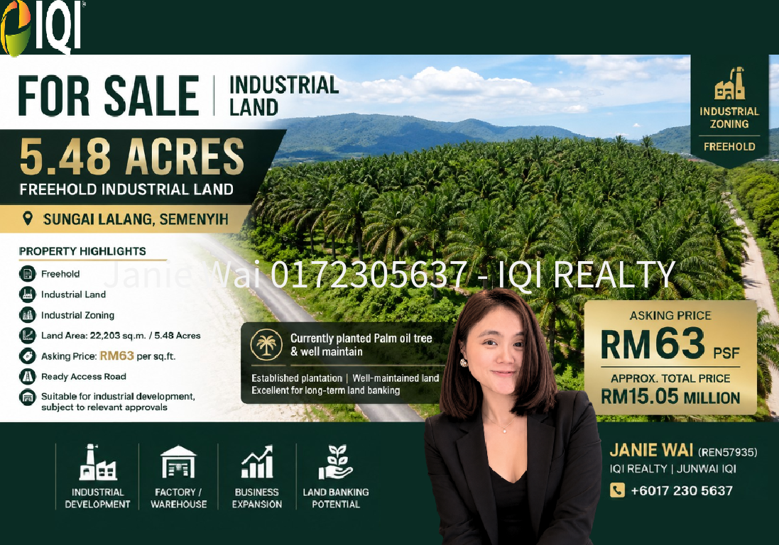 Semenyih Sungai Lalang Industrial Land Freehold 5.48 acres image