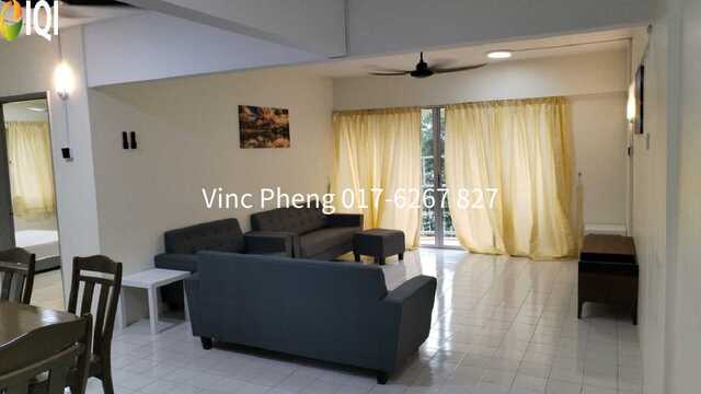 FULLY FURNISHED Sea View 3BR Condo For Rent @ Garden City 