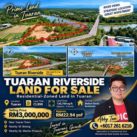 Only RM22.94 psf for Residential-Zoned Land in Tuaran! photo