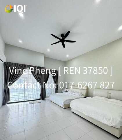 SPACIOUS FULLY FURNISHED 4Bedroom Terrace For Rent @ Gangsa Impian